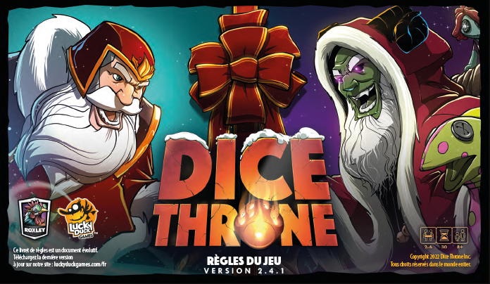 Dice Throne Père Noël vs Krampus