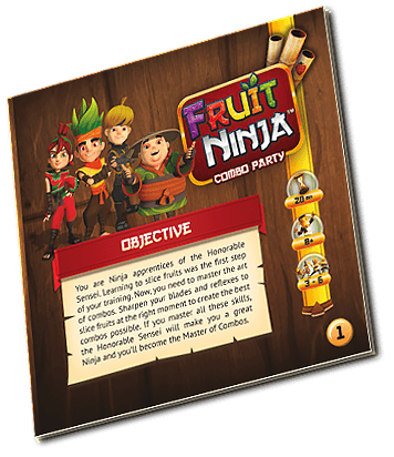 Fruit Ninja - Combo Party Board Game Lucky Duck Games LKY040