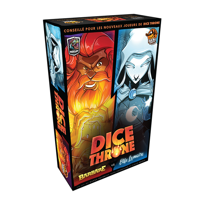 Dice Throne - Barbare vs. Elfe Lunaire