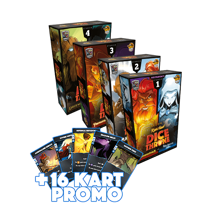 Dice Throne: Sezon 1 - zestaw + karty promo