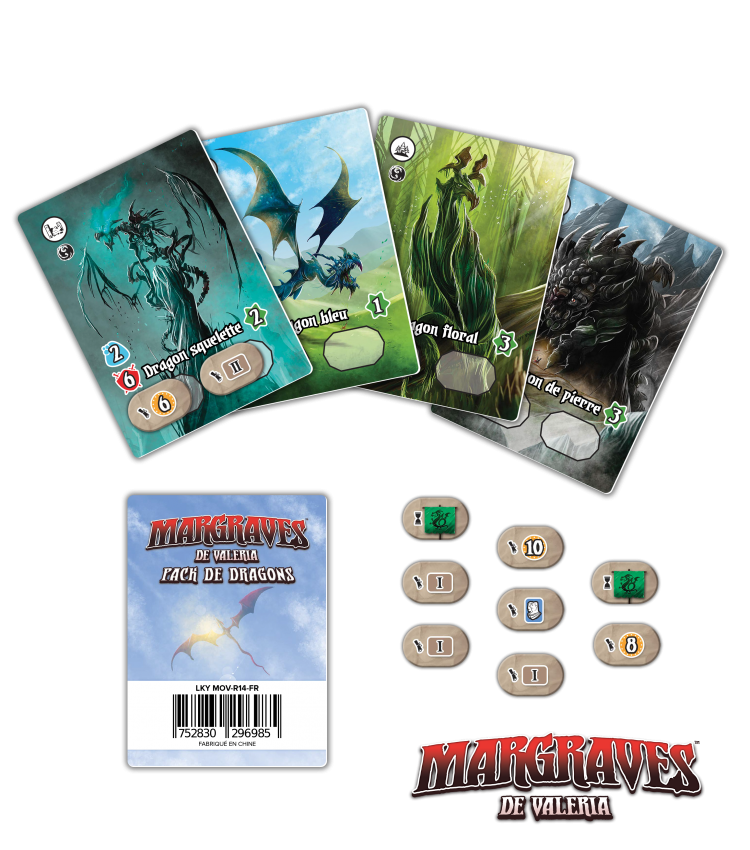 Margraves de Valeria : Pack de Dragons