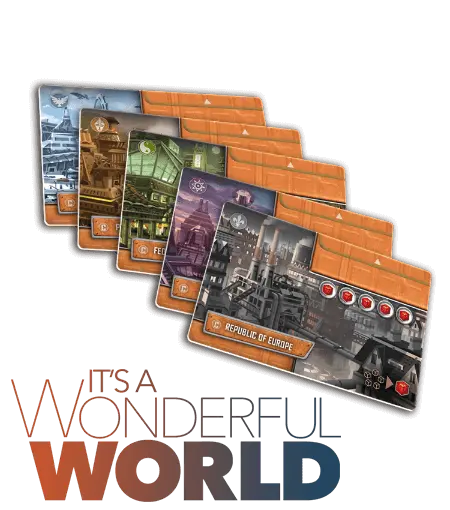 It's A Wonderful World card dispenser