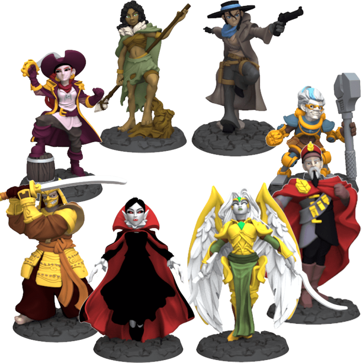 Dice Throne Saison 2 - Figurines Peintes