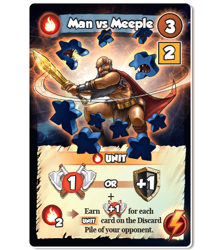 Vikings Gone Wild: Man Vs Meeple Promo Card