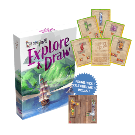 L'Île des Chats - Explore and Draw + Pack Promo