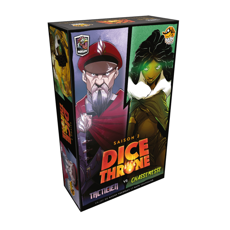 Dice Throne Saison 2 – Tacticien vs Chasseresse